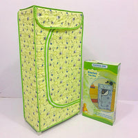 Attractive Folding Cloth Almirah For Kids And Infants Wardrobe 3 Shelves