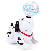 Cute Dancing Dog Toy with Reflected 3D Lights and Wonderful Music Battery Operated