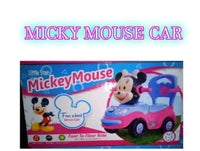 Mickey Mouse Push Car With Lights Music